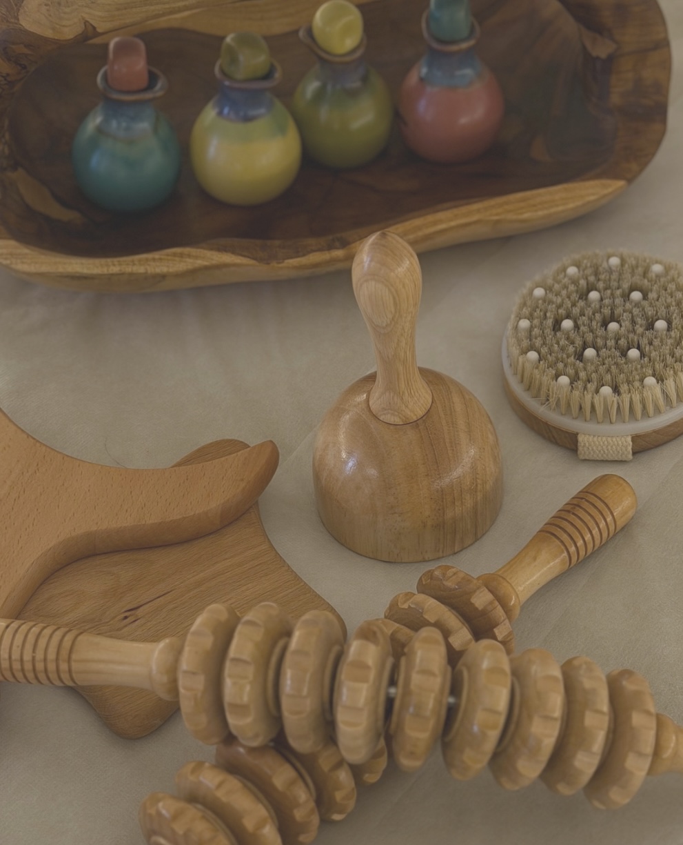 مساج الاخشاب 6 جلسات لمنطقتين بالجسم