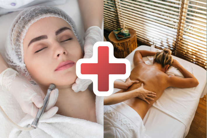 مساج + فيشل للوجه