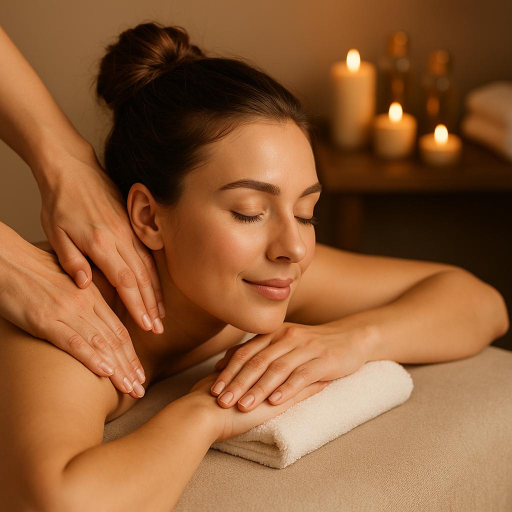 مساج ظهر وجوانب