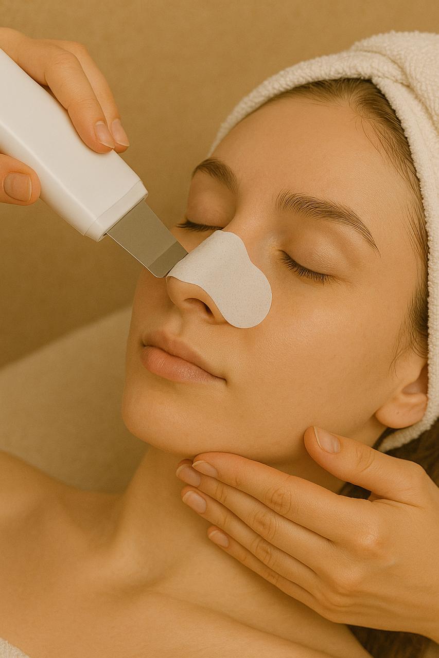 تنظيف الانف من الرؤوس