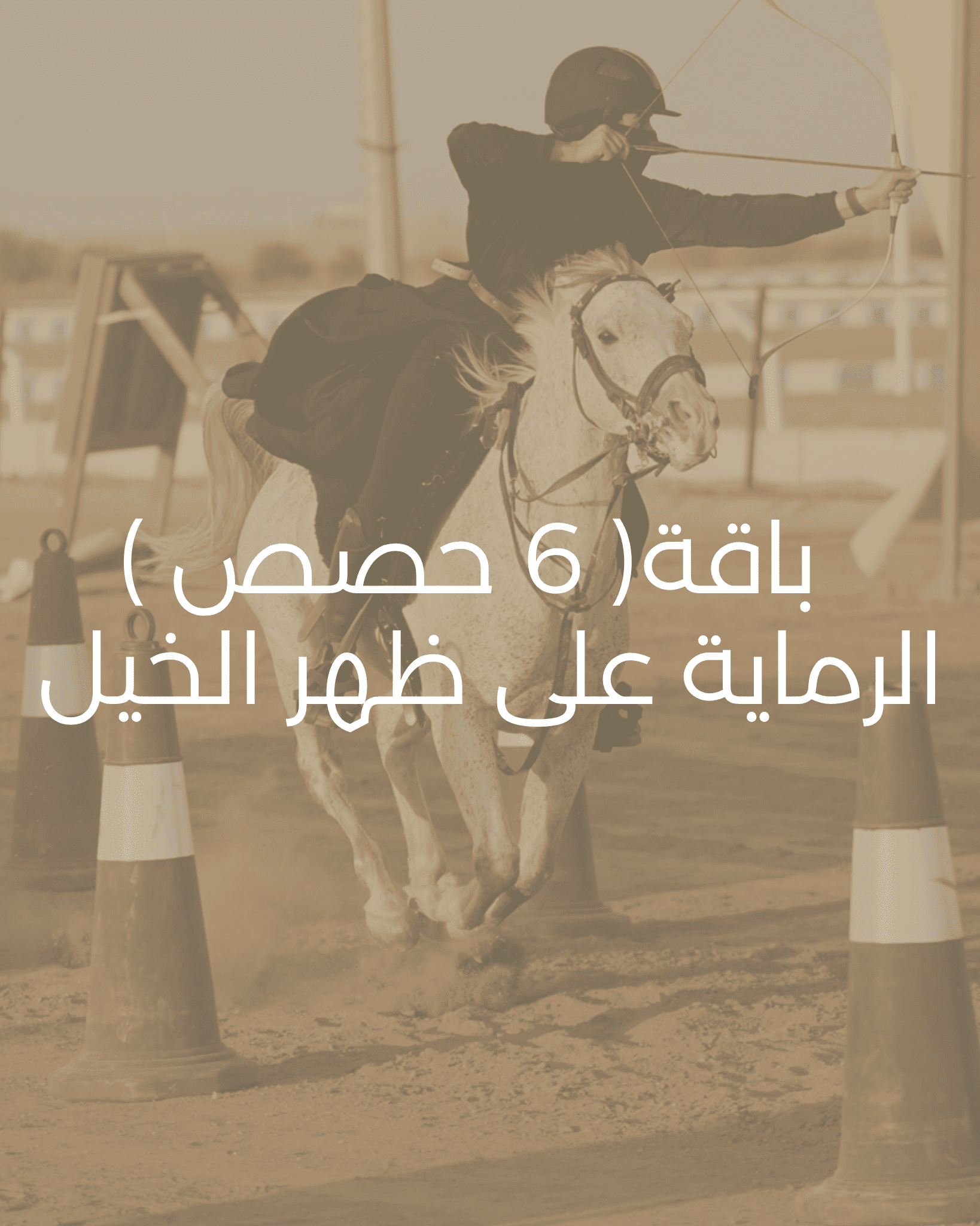 باقة الرماية على ظهر الخيل( 6 حصص )