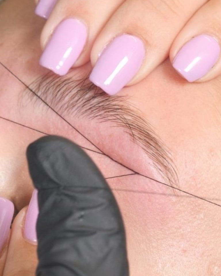 إزالة الشعر بالخيط