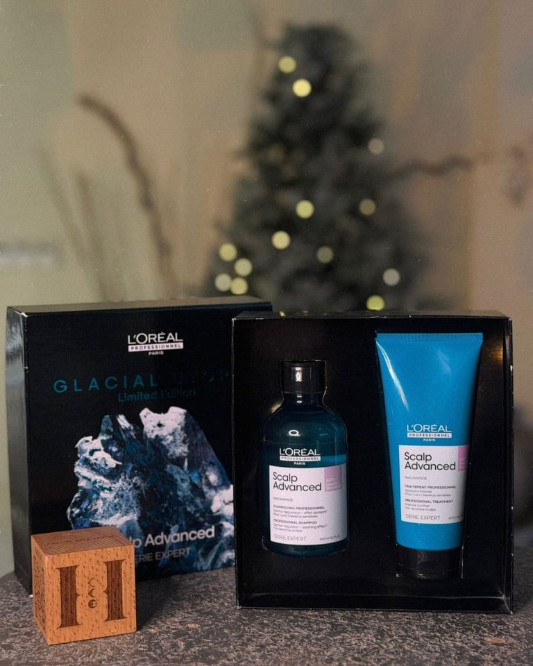 Box Loreal  Scalp Advanced (shampoo +treatment)