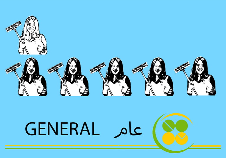 (طاقم ٦) ٦ ساعة تنظيف عام