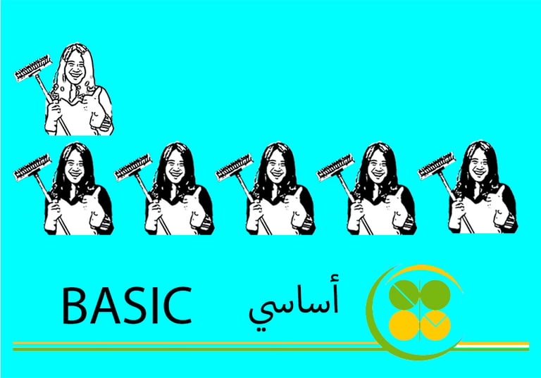 (طاقم ٦) ٨ ساعة تنظيف أساسي