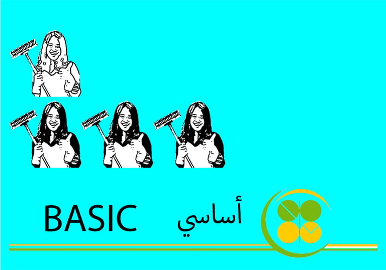 (طاقم ٤) ٦ ساعة تنظيف أساسي