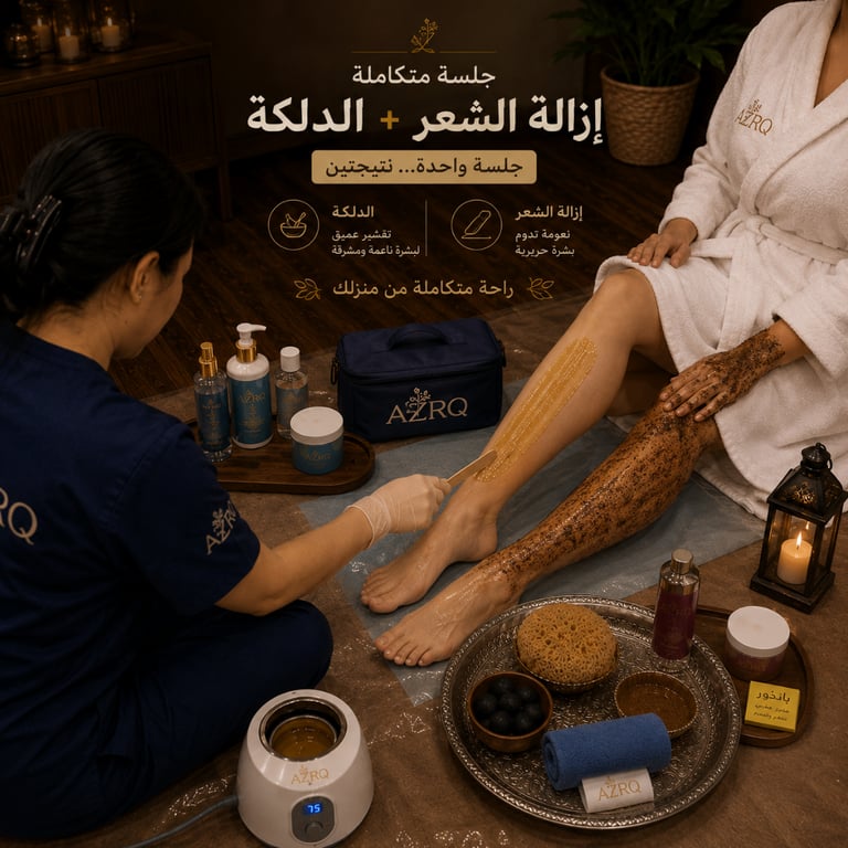 بكج دلكه + حلاوة أو واكس
