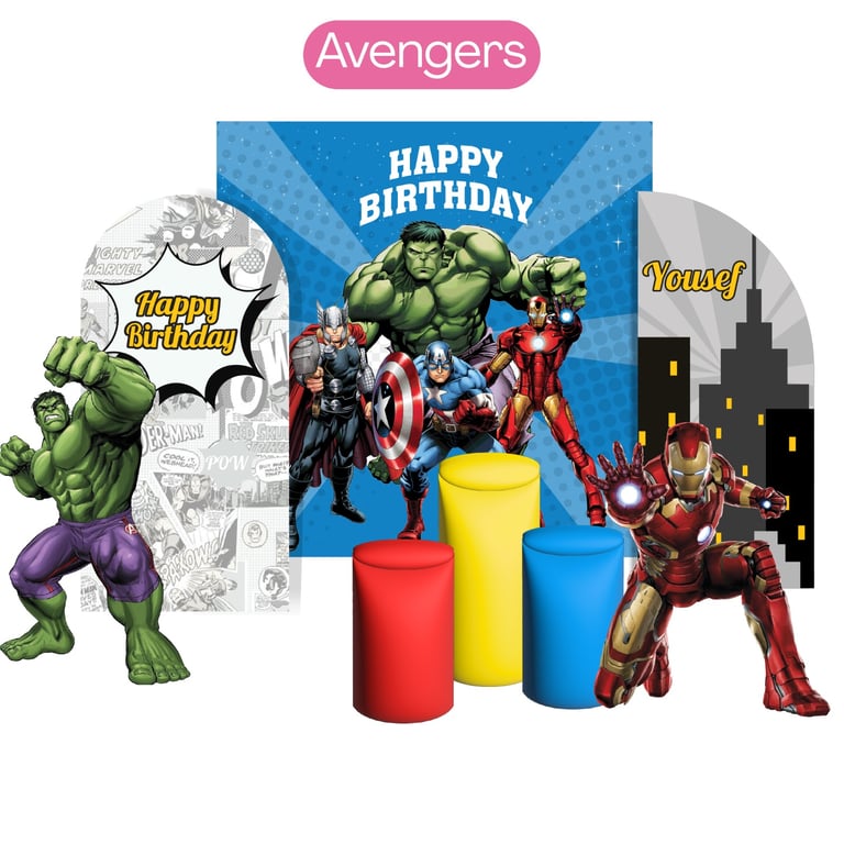 Birthday - VIP Package - AVENGERS