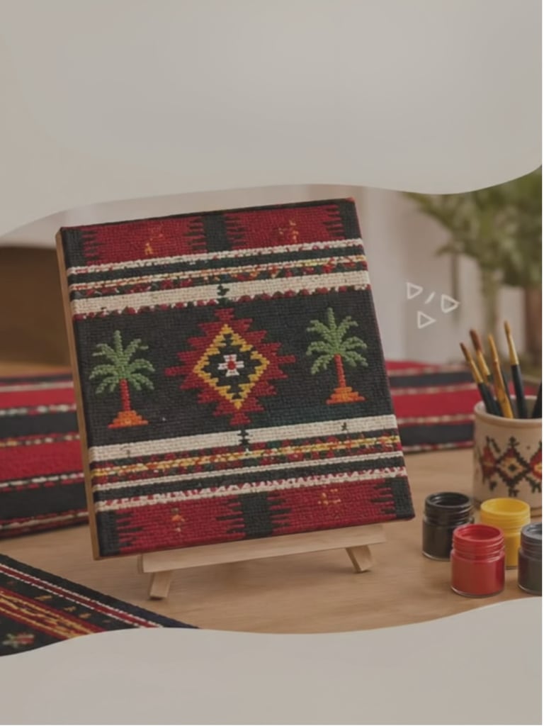 لوحة بفن السدو