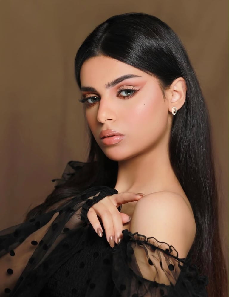 مكياج كلاسيك مع رموش أوركيس