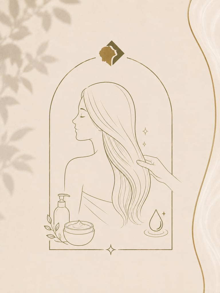 جلسة إصلاح وترطيب فاخر للشعر
