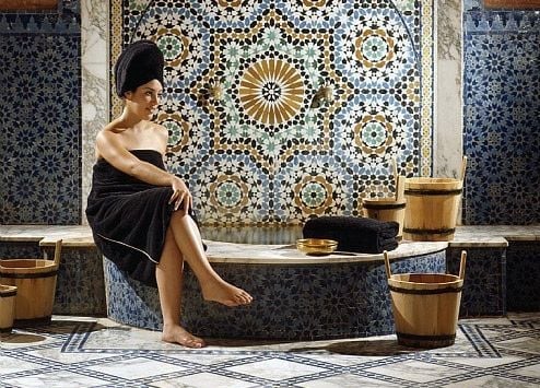 حمام مغربي عادي