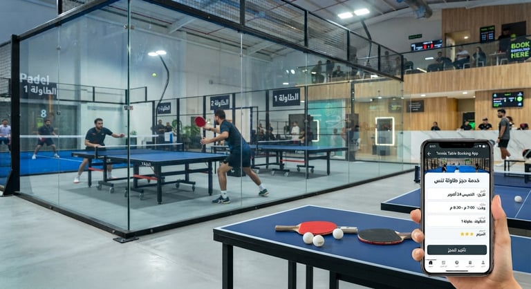 Table Tennis Booking 🎾🏓