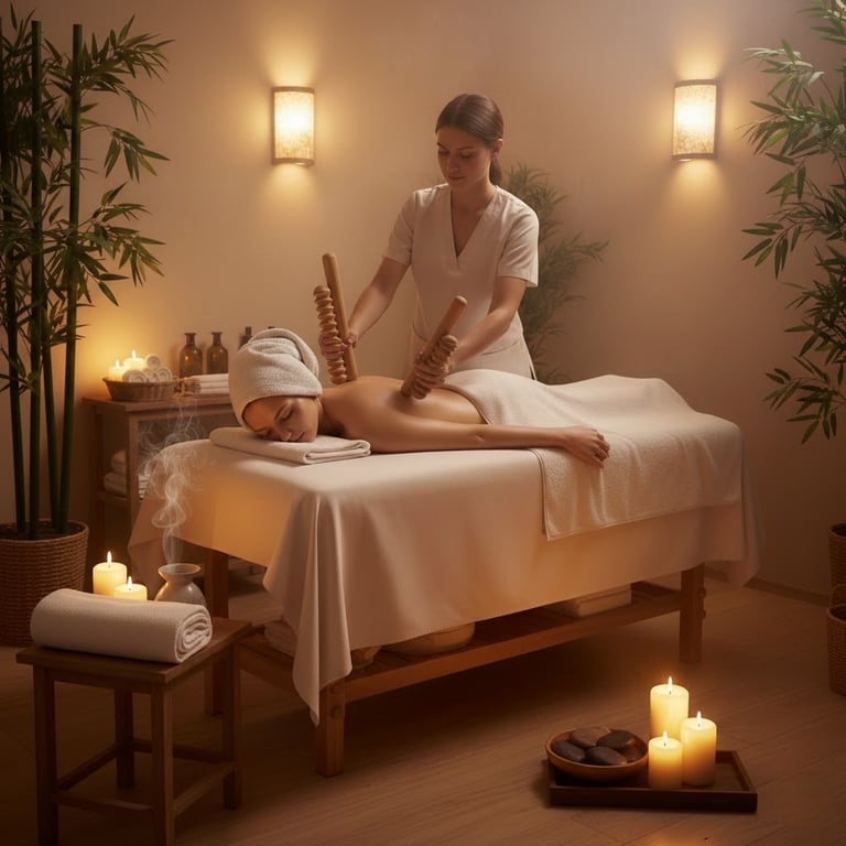 Wooden massage - lymphatic