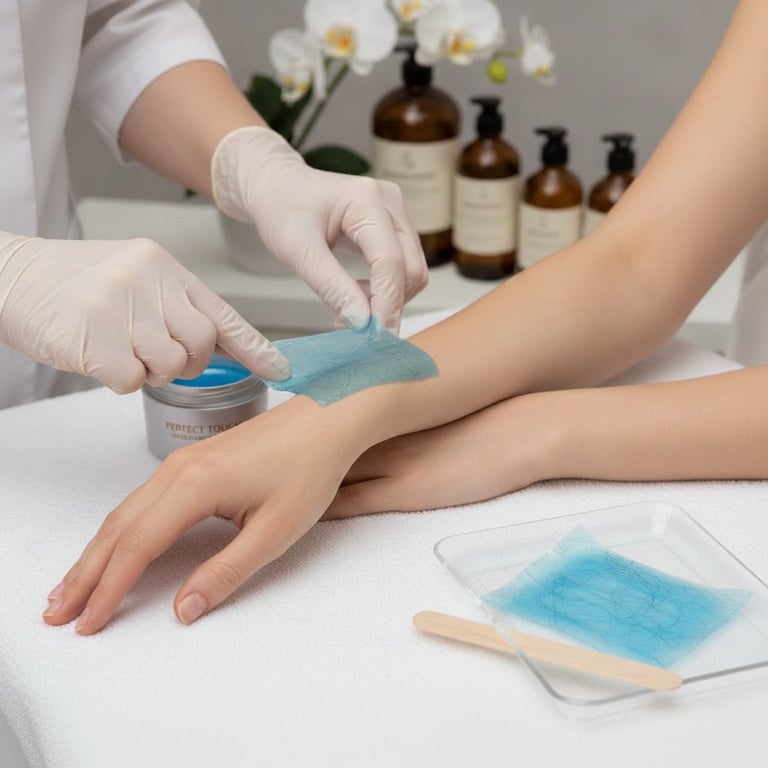 Hand hair removal