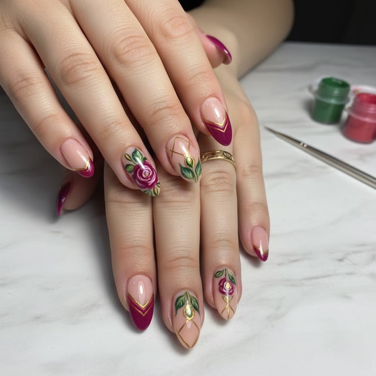رسم على الأظافر  (Nail art )