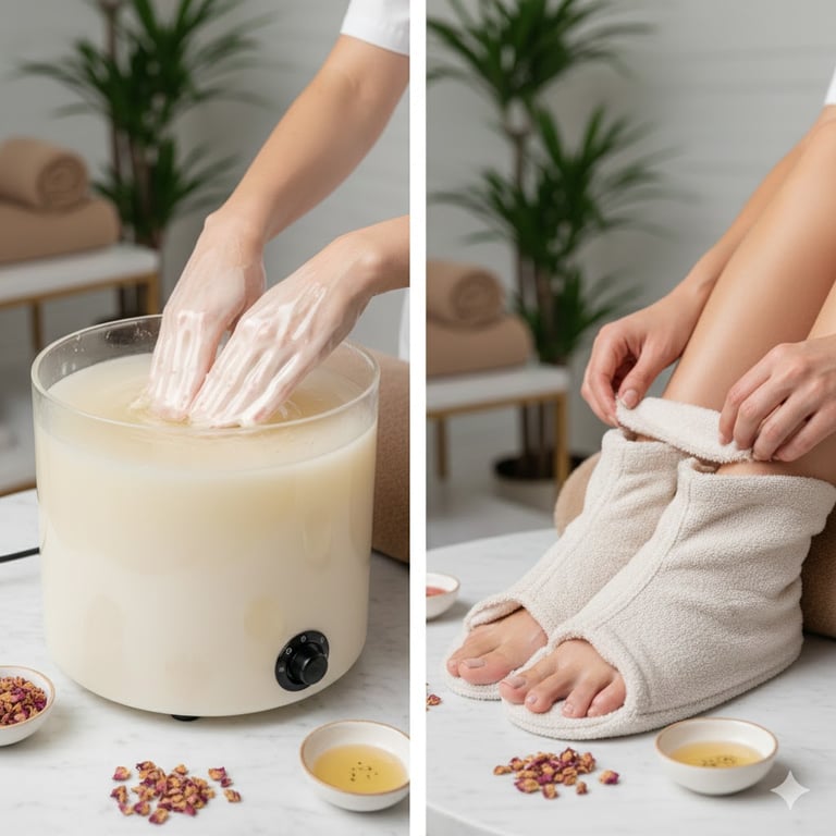 بارافين لليدين والقدمين (Paraffin for hands and feet)