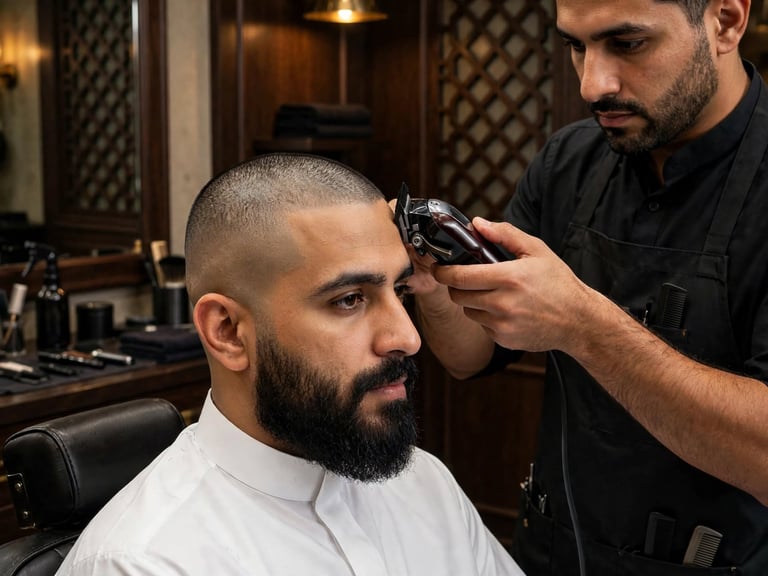 Straight razor cut