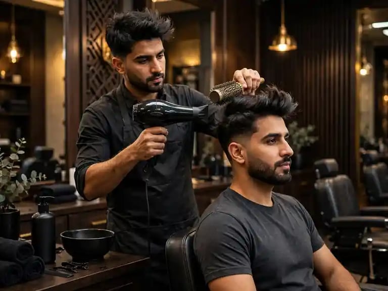 باقة الزين 1 (شعر+ذقن+معالجة فاخرة+سيشوار)