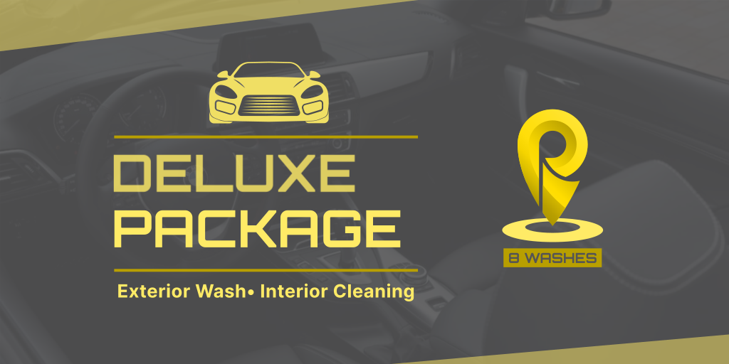 باقة ديلوكس 8 غسلات داخلية وخارجية صالحه لمدة 4 شهور