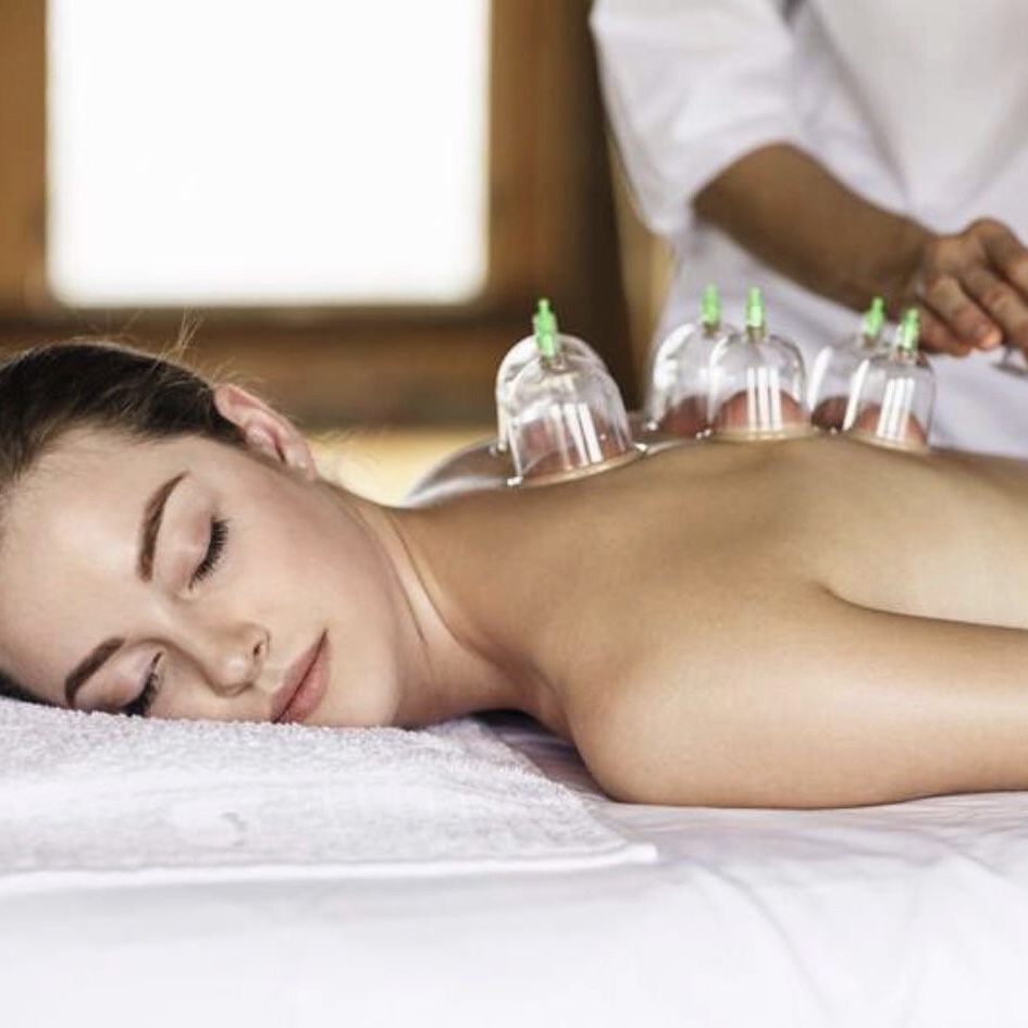 مساج كاسات الهواء الجاف