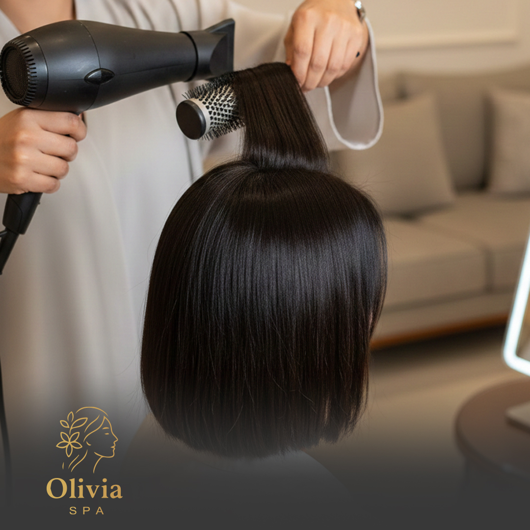 استشوار شعر ستريت فوق الكتف