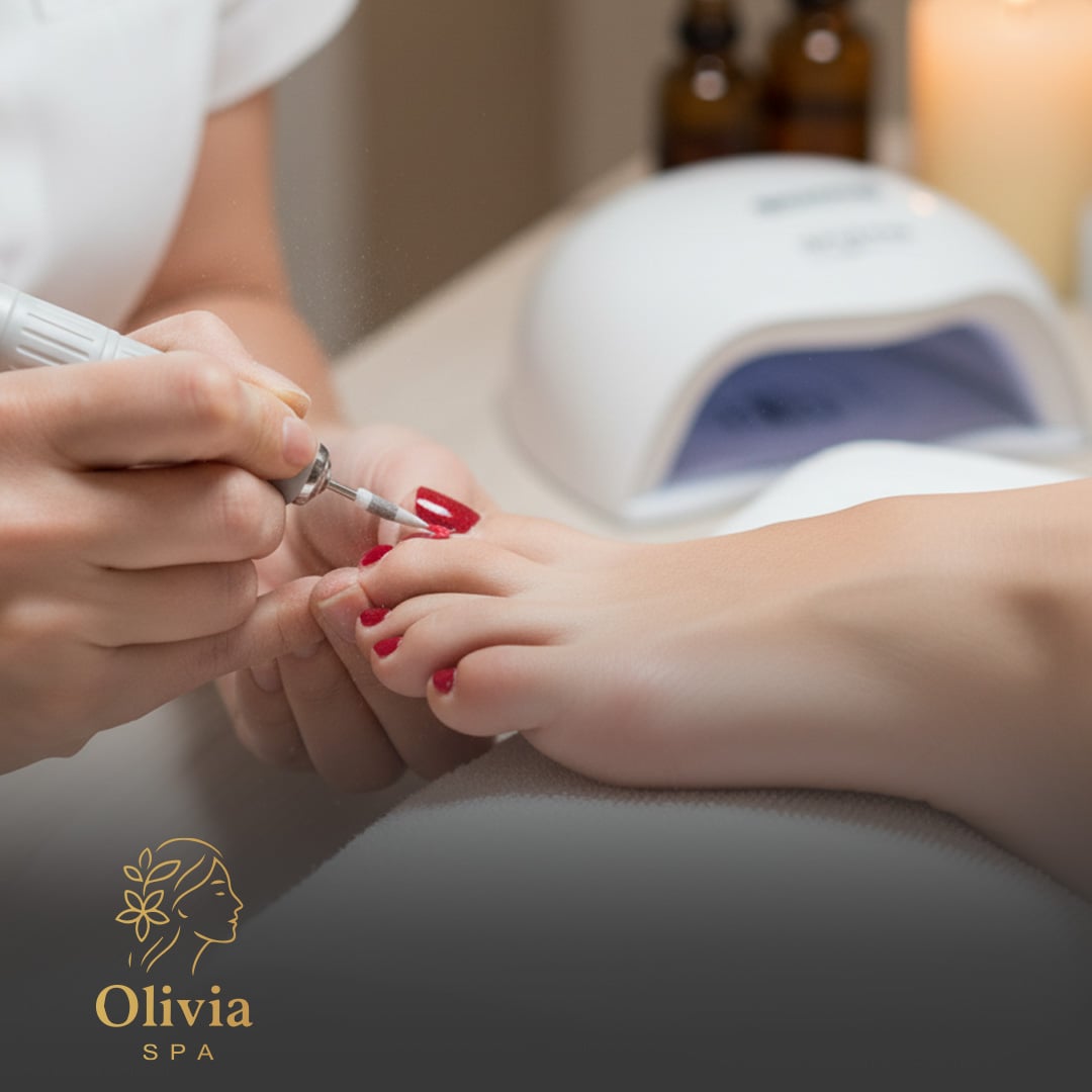 إزالة جل قدمين