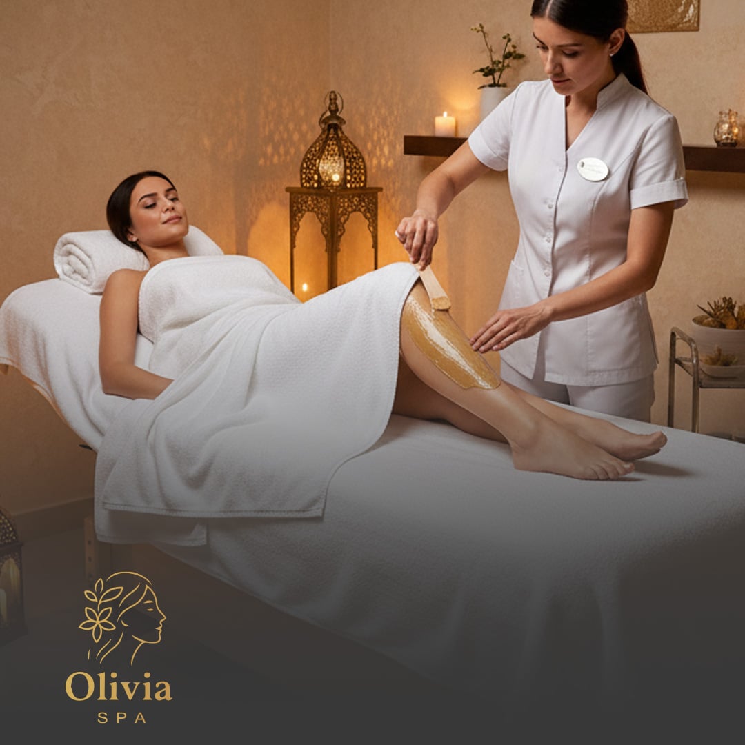 واكس نص قدمين 