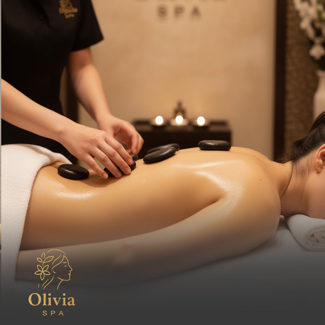 مساج للاحجار الساخنة