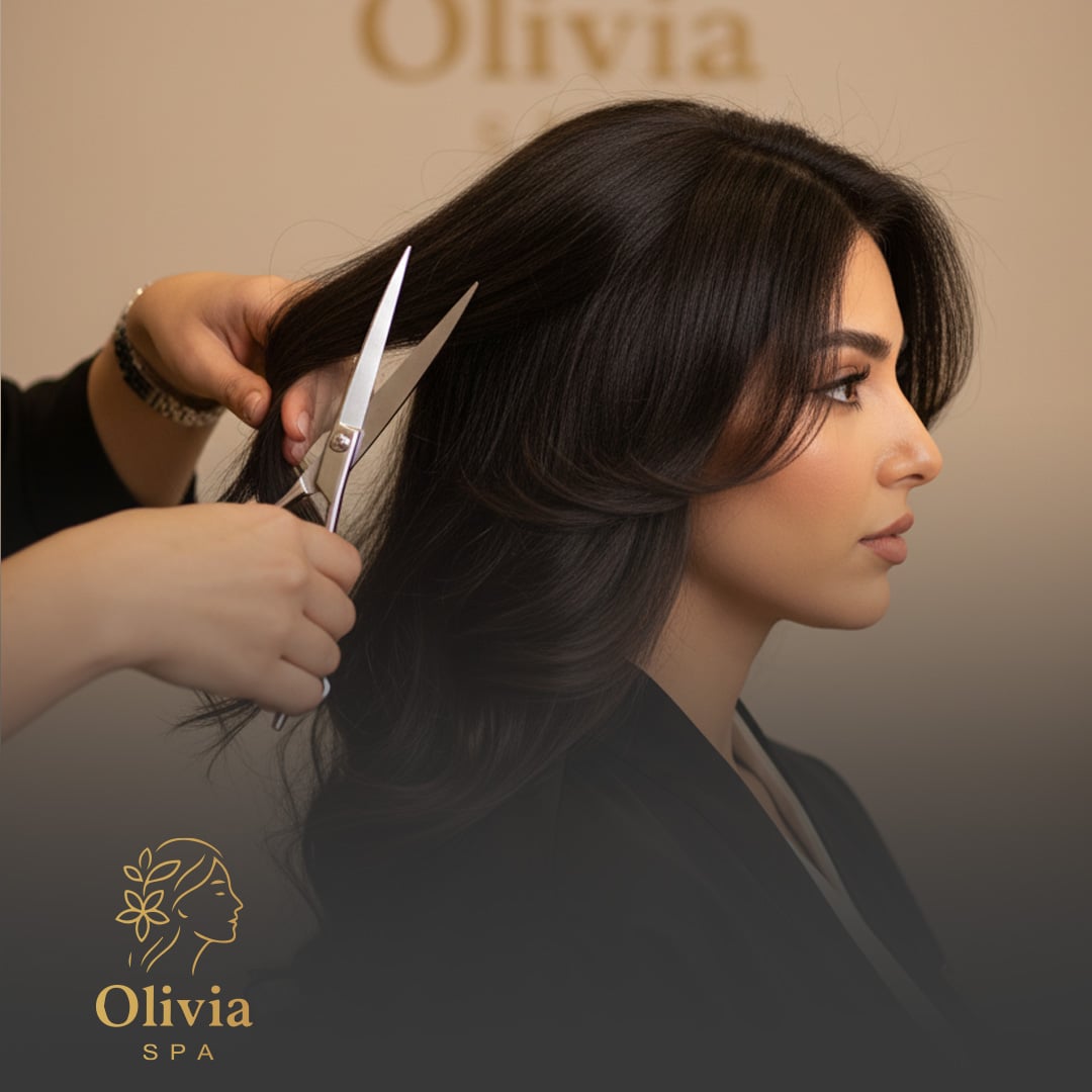 قص اطراف الشعر