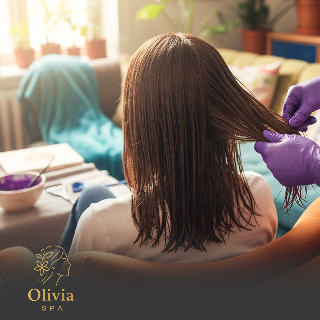 صبغه شعر تحت الكتف