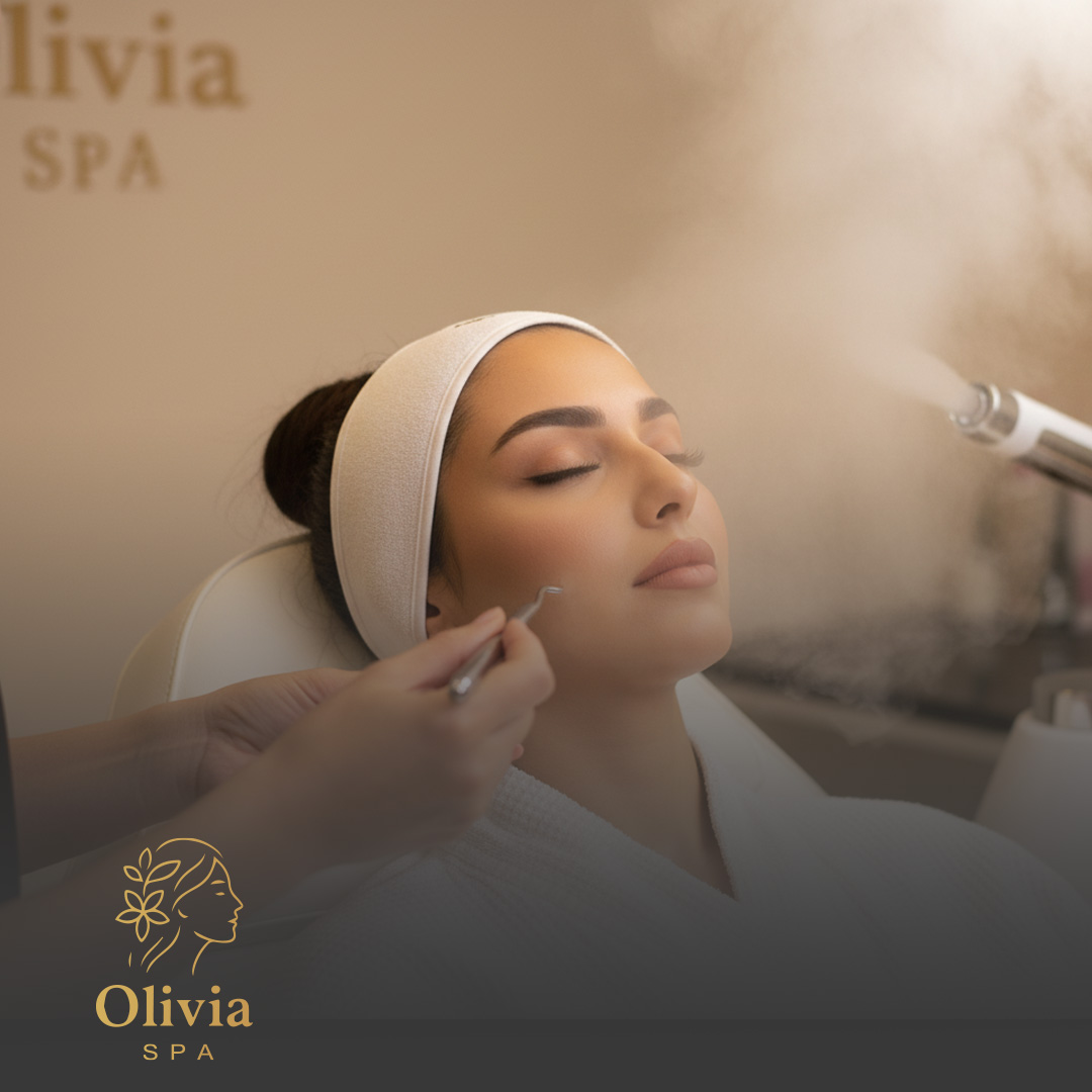 تنظيف بشرة بالبخار