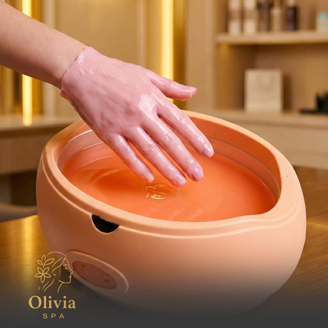 شمع البرافين لليدين 