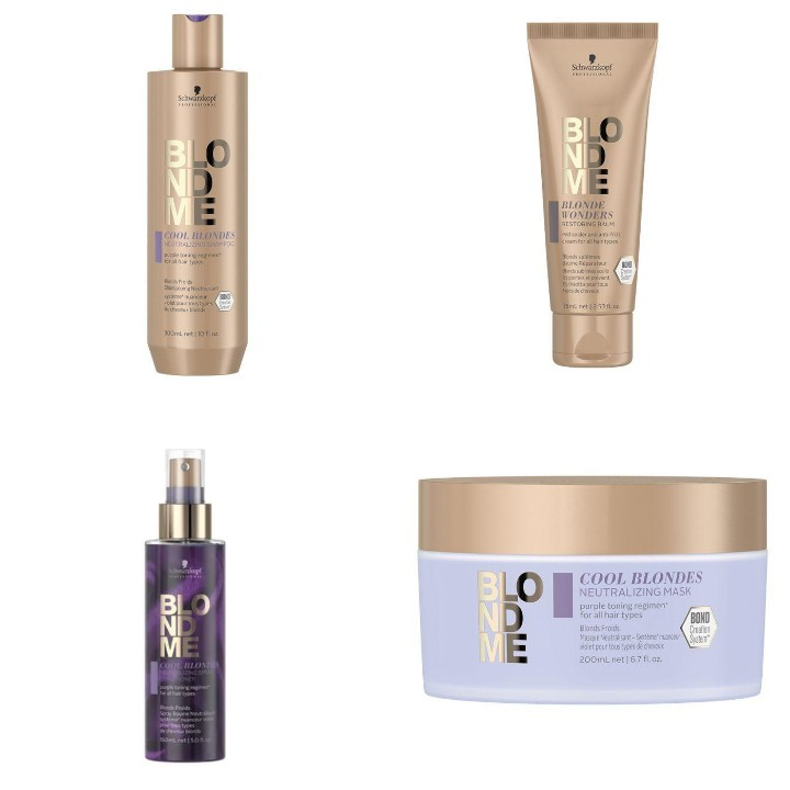 مجموعة العنايه بالشعر المصبوغ 